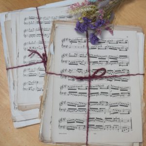 vintage sheet music in bundles